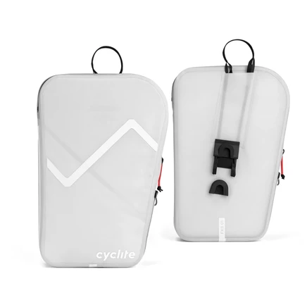 Сумка на вилку Cyclite Fork Bag/01 набор 2×3,1 л, светло‑серая