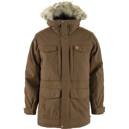Мужская парка Fjällräven Nuuk - темно-дубово-коричневый