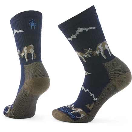 Носки Smartwool Everyday Horns Clash, темно-синие