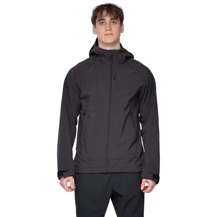 Мужская куртка Bergans Vaagaa Softshell с капюшоном - черный black