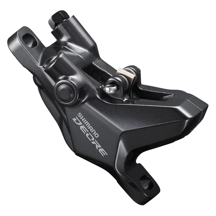 Гидравлический тормозной суппорт Shimano Deore BR‑M6100 с пост‑креплением, чёрный