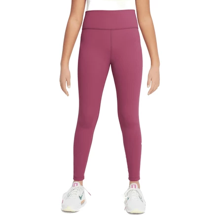 Детские леггинсы Nike One Dri-FIT FZ5605-634, красно-фиолетовые