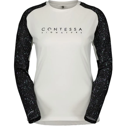 Женский джерси SCOTT Trail Contessa Signature с длинным рукавом, белый