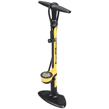 Напольный насос Topeak JoeBlow Sport III для велосипеда, черно-желтый