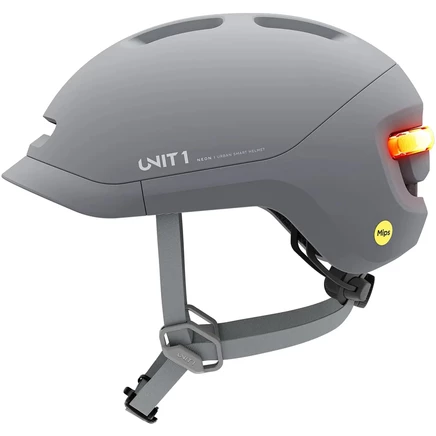 Велошлем Unit 1 NEON Mips смарт, серый