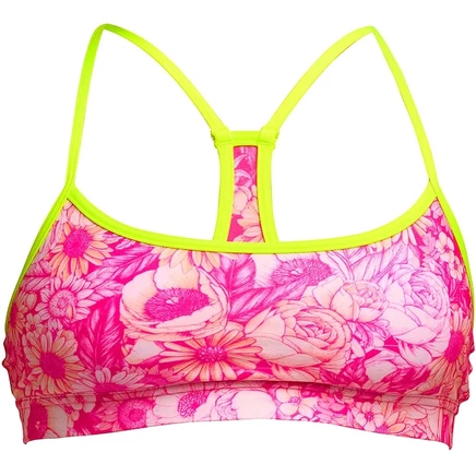 Женский топ-бра Funkita Swim Crop Rosie, розовый