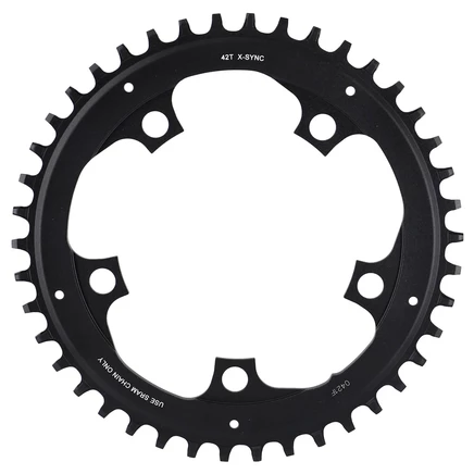 Кольцо дорожной цепи SRAM X-SYNC - 110 мм - 1x11 скоростей - 42 зуба - черное black