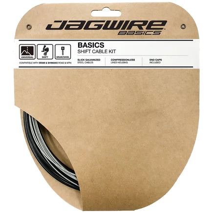 Комплект тросиков Jagwire Basic Shift Shimano/SRAM, черный