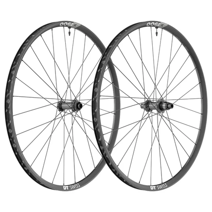 ШЛИЦЕВАЯ колесная пара DT Swiss X 1900 - 29 дюймов | 25 мм - Фиксатор | Центральный замок / 6 болтов - Увеличение 15x110 мм | увеличение 12x148 мм - черная black