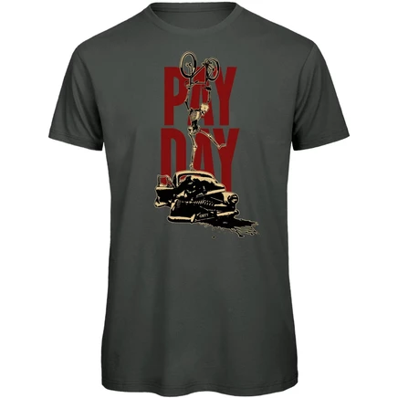Мужская футболка RTTshirts PayDay Bike, темно-серая