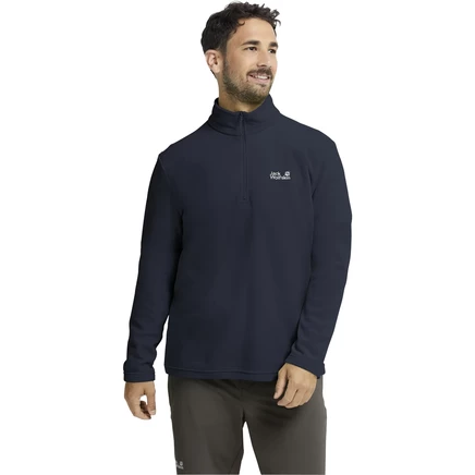 Мужской флисовый пуловер Jack Wolfskin Taunus 100, синий