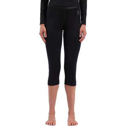 Женские брюки Odlo Natural Merino 200 3/4 из натурального мериноса - черный black