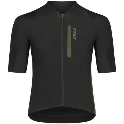 Мужское велоджерси Bioracer Icon Gravel, черно-оливковое