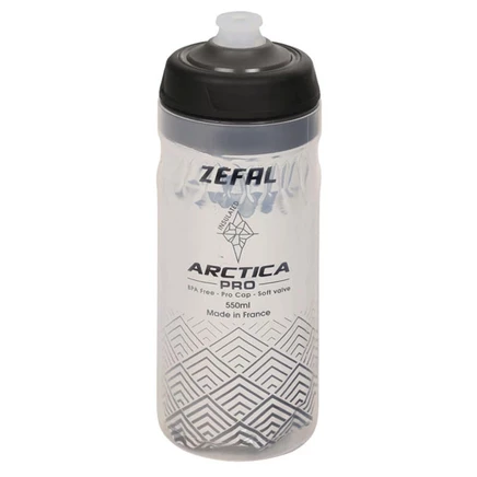 Фляга Zfal Arctica Pro 55 550 мл, черно-серебристая