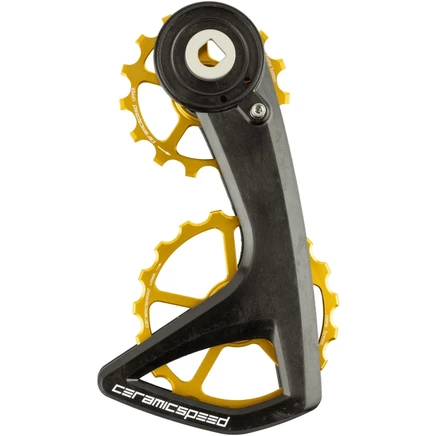 Система роликов переключателя CeramicSpeed OSPW RS 5‑спиц для SRAM AXS, золотая