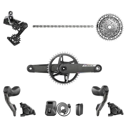 Групсет Sram Force XPLR AXS 1x13 E1, черный