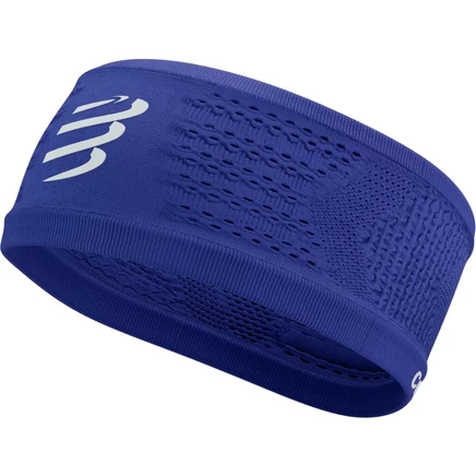 Унисекс спортивная повязка Compressport On/Off, сине-белая