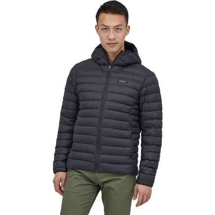 Мужская пуховая куртка Patagonia Down Sweater Hoody, черная