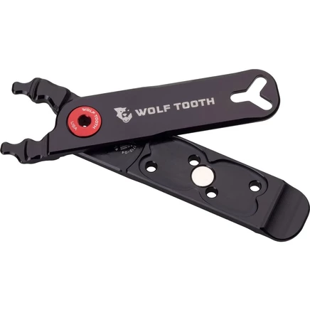 Мультитул Wolf Tooth Pack Pliers, черно-красный