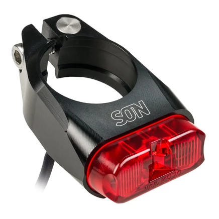 Задний фонарь Son Saddle Clamp, черно-красный