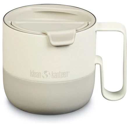 Кружка Klean Kanteen Rise с откидной крышкой - 399 мл - тофу бежевый