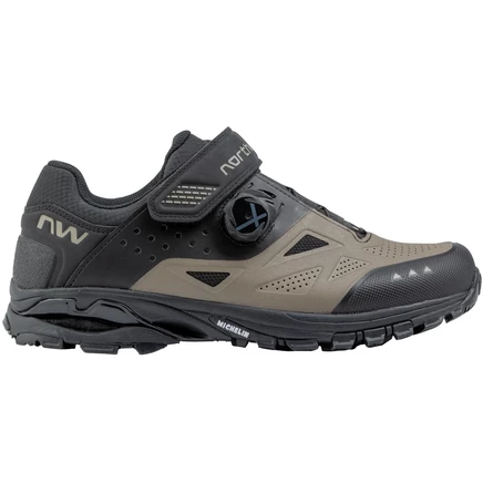 Мужские кроссовки Northwave Spider Plus 3 MTB - песочный/черный 74 бежевый
