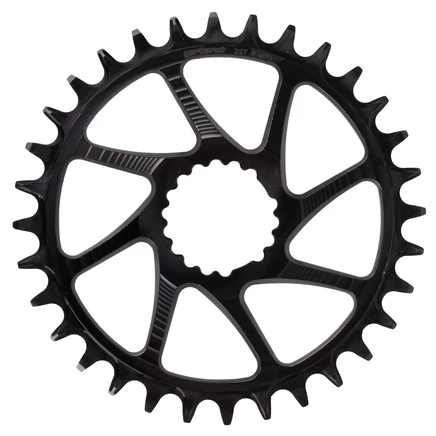 Кольцо цепи Garbaruk MTB - Прямое крепление / Круглое / Узкое / широкое - Совместимо с Cannondale Hollowgram Ai - черное black