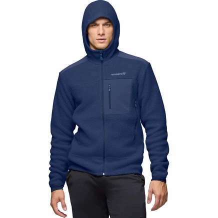 Мужская флисовая куртка Norrona Trollveggen Warm3, синяя