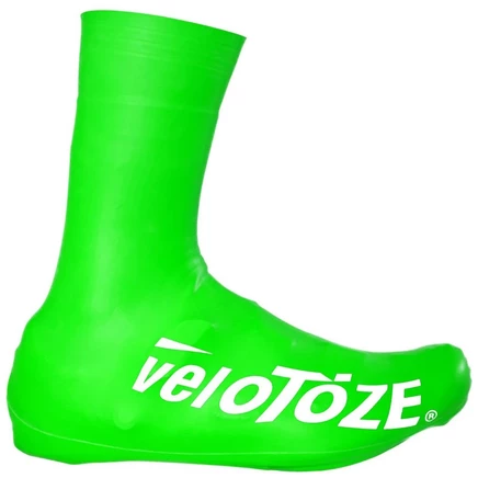 Чехлы для велоботинок VeloToze Road 2.0 Tall, неон-зеленые