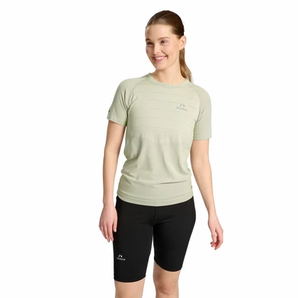 Женская футболка Newline Riverside Seamless, бежевая