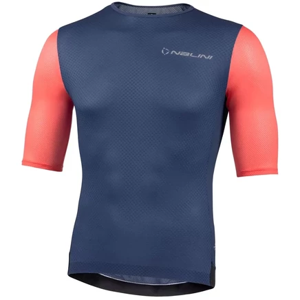 Мужская майка Nalini Fresh WZ - бензиновый/коралловый/сияющий синий 4250