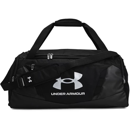 Спортивная сумка Under Armour UA Undeniable 58 л, черная/серебристая