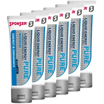 Энергетический гель Sponser Liquid Energy Pure, 6×70 г