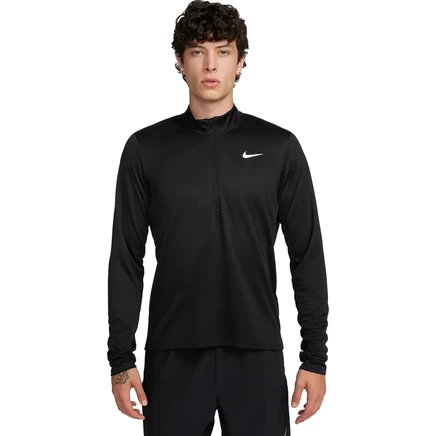 Мужской лонгслив Nike Pacer Dri-FIT на молнии, черный