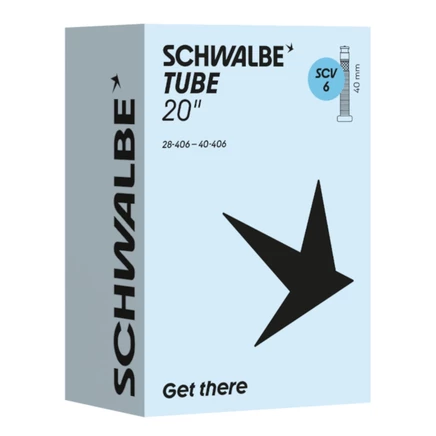 Камера Schwalbe №6 20″ (28/40-406) SCV 40 мм