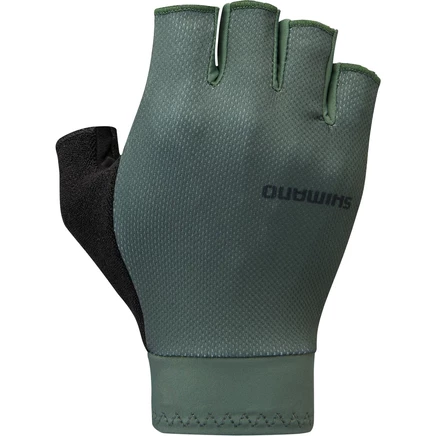 Велоперчатки Shimano Explorer Gel, оливковые