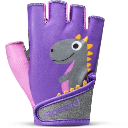 Детские велоперчатки Roeckl Sports Turgi 2, фиолетовые