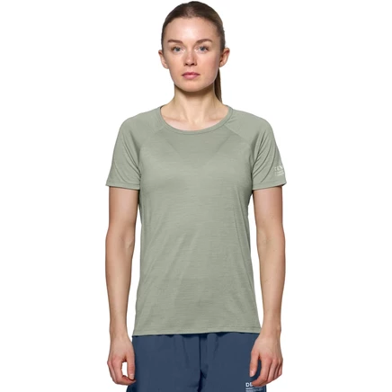 Женская футболка Devold Endurance Merino 130, оливковая