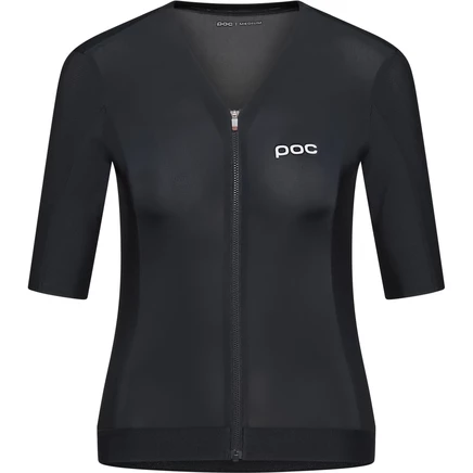 Женская майка POC Raceday с коротким рукавом - 1002 Uranium Black черный