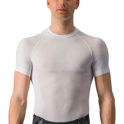 Мужская бесшовная футболка Castelli Core Seamless, белая