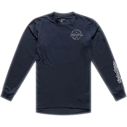 Мужская футболка с длинным рукавом Troy Lee Designs Ruckus Ride, серая
