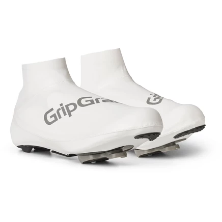 Чехлы для велотуфель GripGrab FastStream Aero, белые
