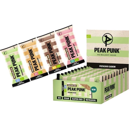 Протеиновые батончики Peak Punk BIO, 12×55 г