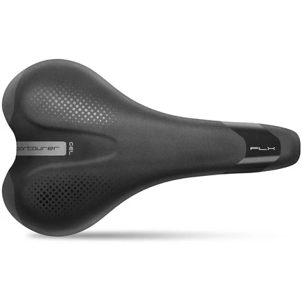 Седло Sportourer FLX Man Gel Hi-Viz - черное black
