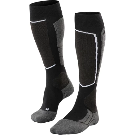 Мужские горнолыжные гольфы Falke SK2 Wool, черные