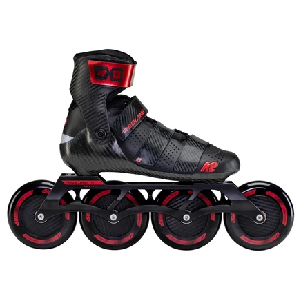 Роликовые коньки K2 Redline 110, черно-красные