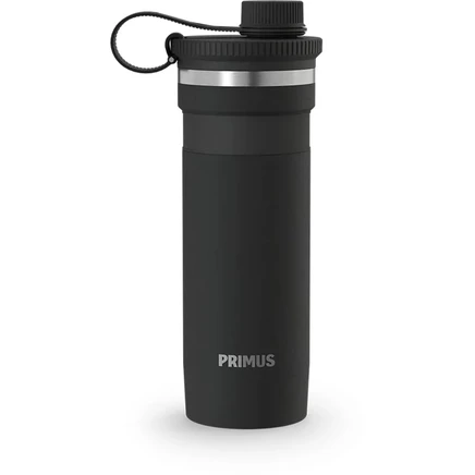 Термобутылка Primus Mika Wide 0,5 л с крышкой, черная