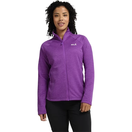 Женская флисовая куртка Jack Wolfskin Anytrail, фиолетовая