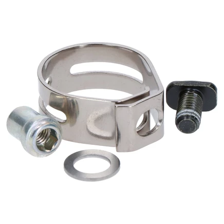 Хомут Shimano для тормозной ручки 23,8–24,2 мм, серебристый