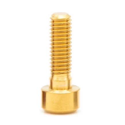 Дубовые детали, Титановый болт - M5x16 мм - золотой gold
